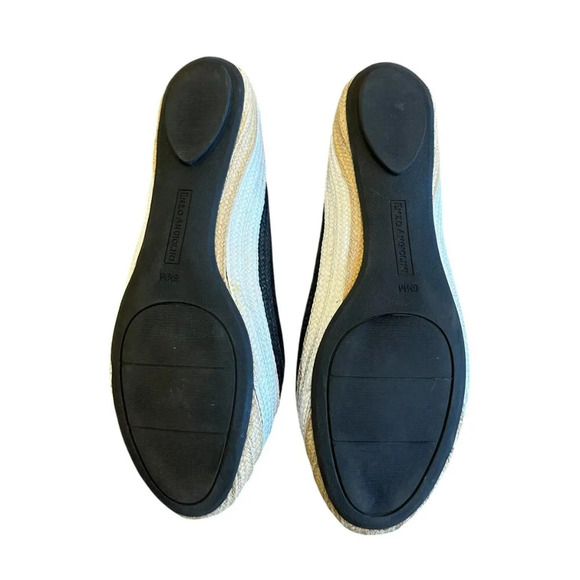 Enzo Angiolini Bullseye Raffia Flats Slip On Ballet Color Block Size 8.5 Women's - Picture 11 of 14